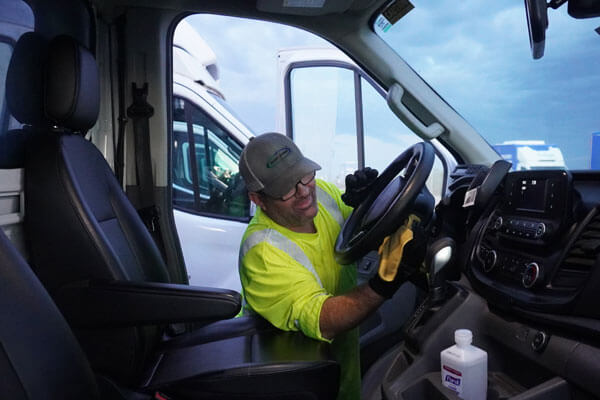 Interior Cleaning Tractor & Truck Cab